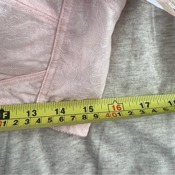 Plus Size Comfort Choice 42C Wireless Posture Support Bra Pink Front Clasp NWT - Picture 3 of 12